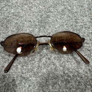 Capezio Shiny Copper Metal Oval Eyeglasses‎ FRAME ONLY - Model 13 45-20-140